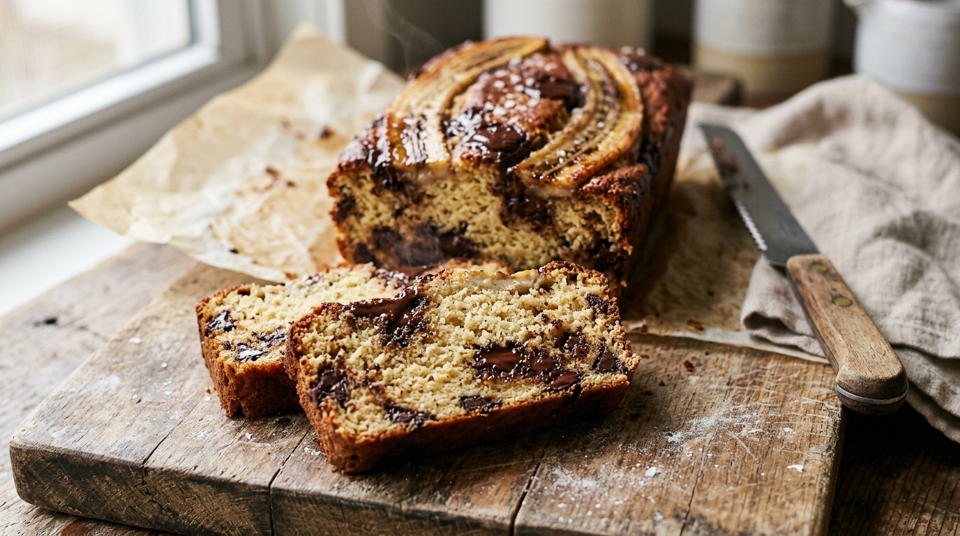 Paleo Chocolate Banana Bread
