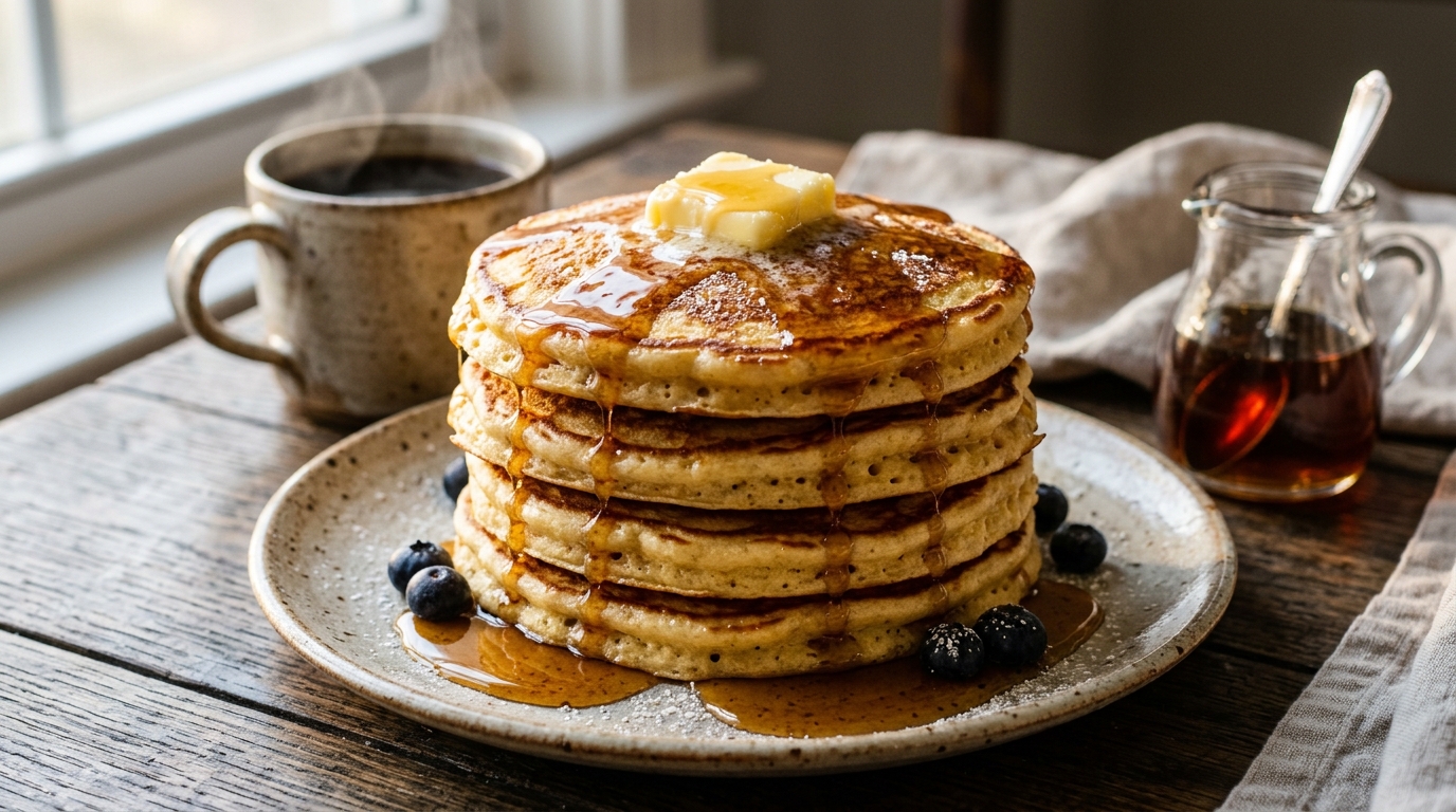 Fluffy Buttermilk Pancakes